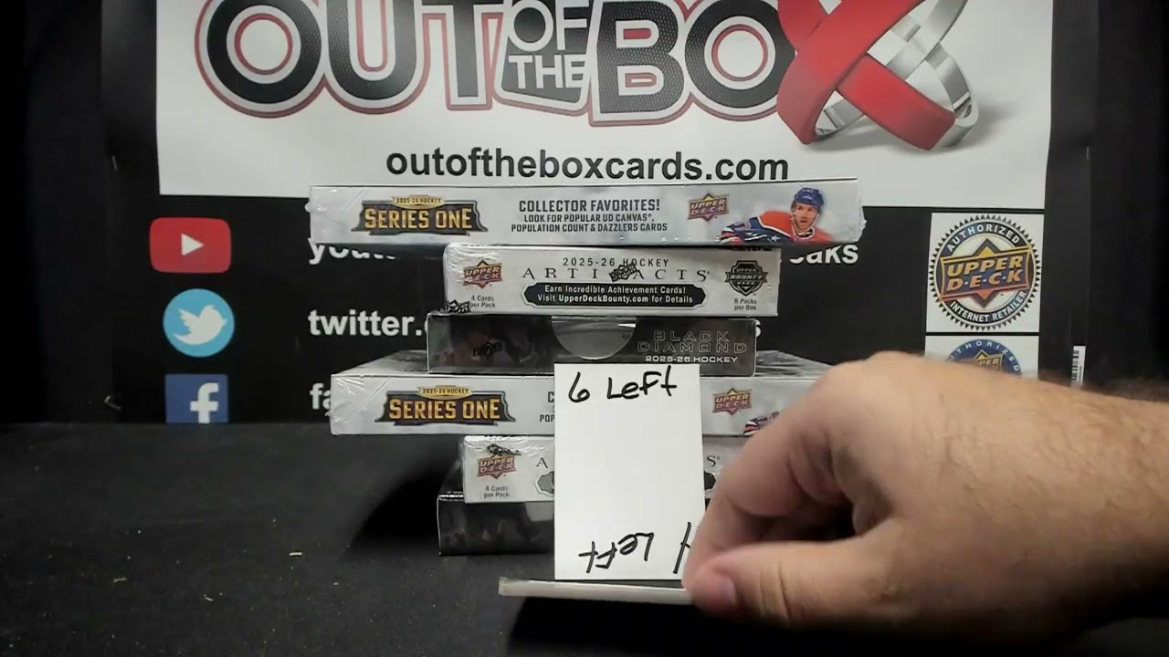 Out Of The Box Group Break #18498- 25-26 Upper Deck Black Diamond (2 Box) Double Up