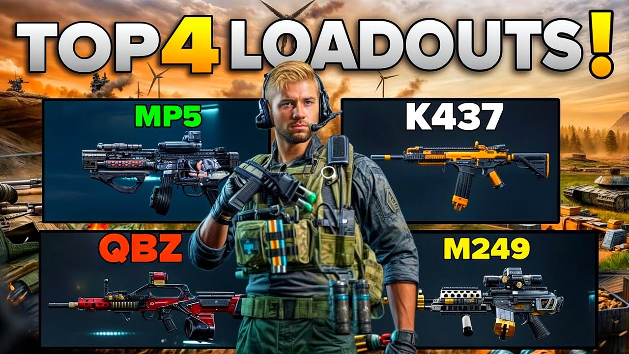 Top 4 Meta Loadouts to Use in Delta Force Mobile | Best Class Setups/Loadouts