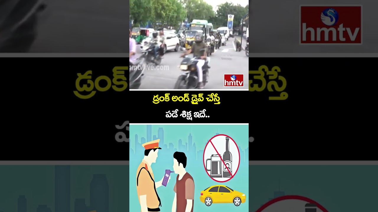 డ్రంక్ అండ్ డ్రైవ్ చేస్తే పడే శిక్ష ఇదే..| Drunk and Drive Checks In Hyderabad | hmtv