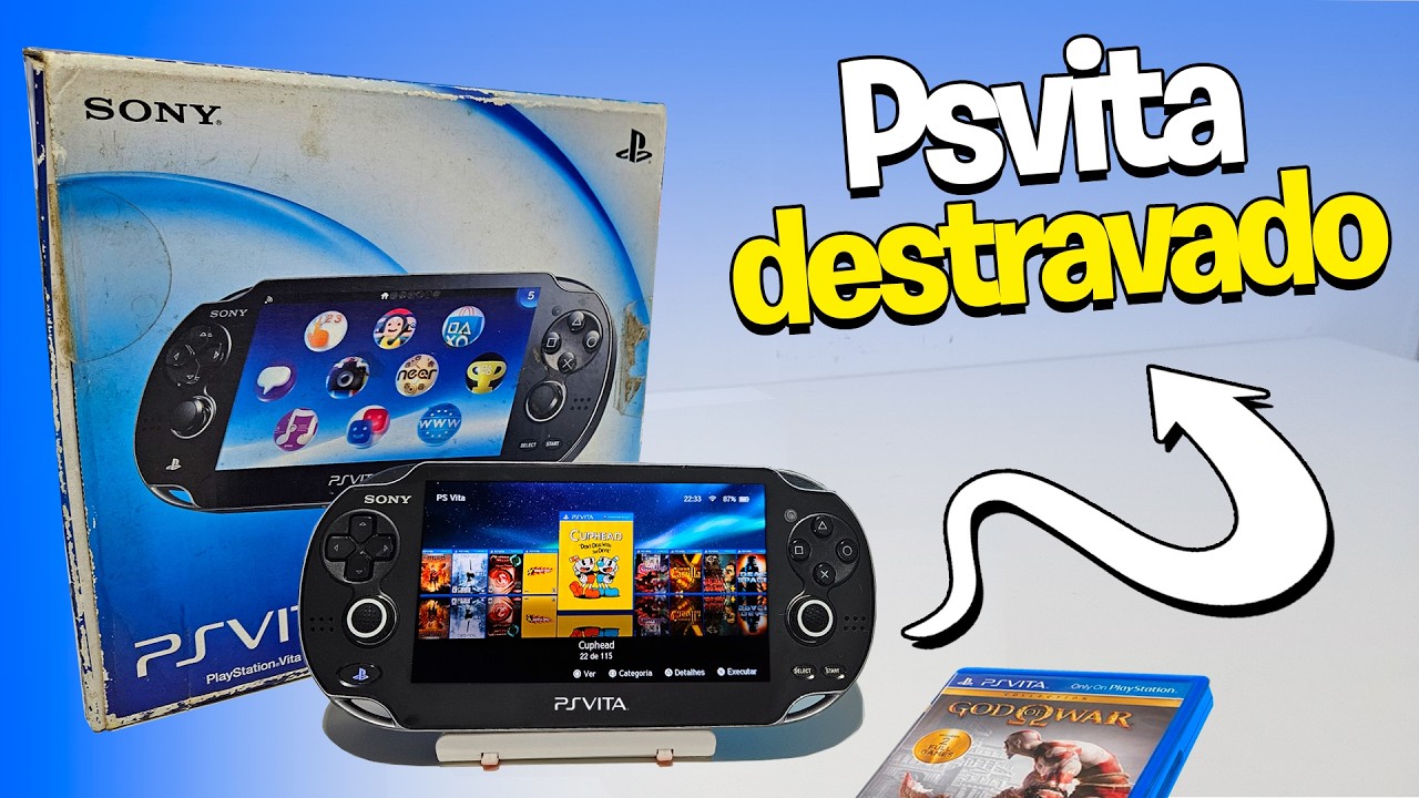 COMPREI um PSVITA em 2025! (TUDO sobre o desbloqueio)
