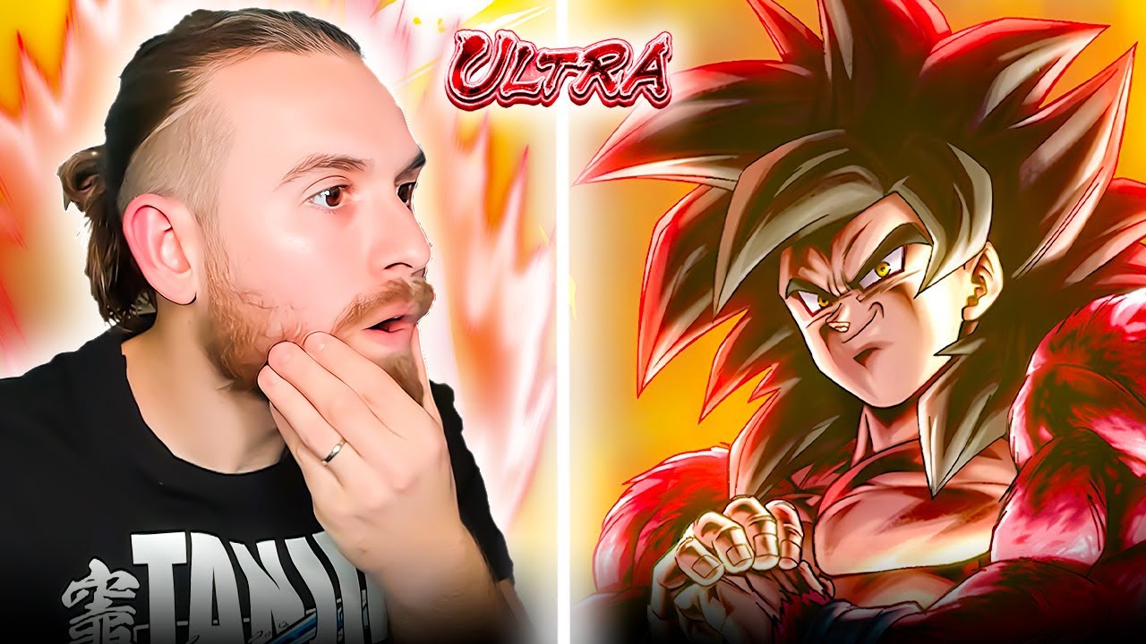 IL VA DETRUIRE LE JEU ???? JE REAGIS A GOKU SSJ4 ULTRA ! 😮
