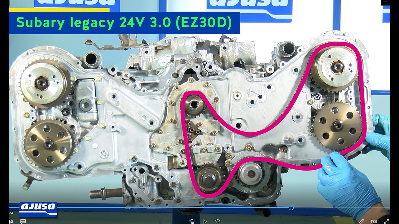 SUBARU LEGACY 24V 3 0 EZ30D | Montaje juego de juntas - Full gasket set assembly