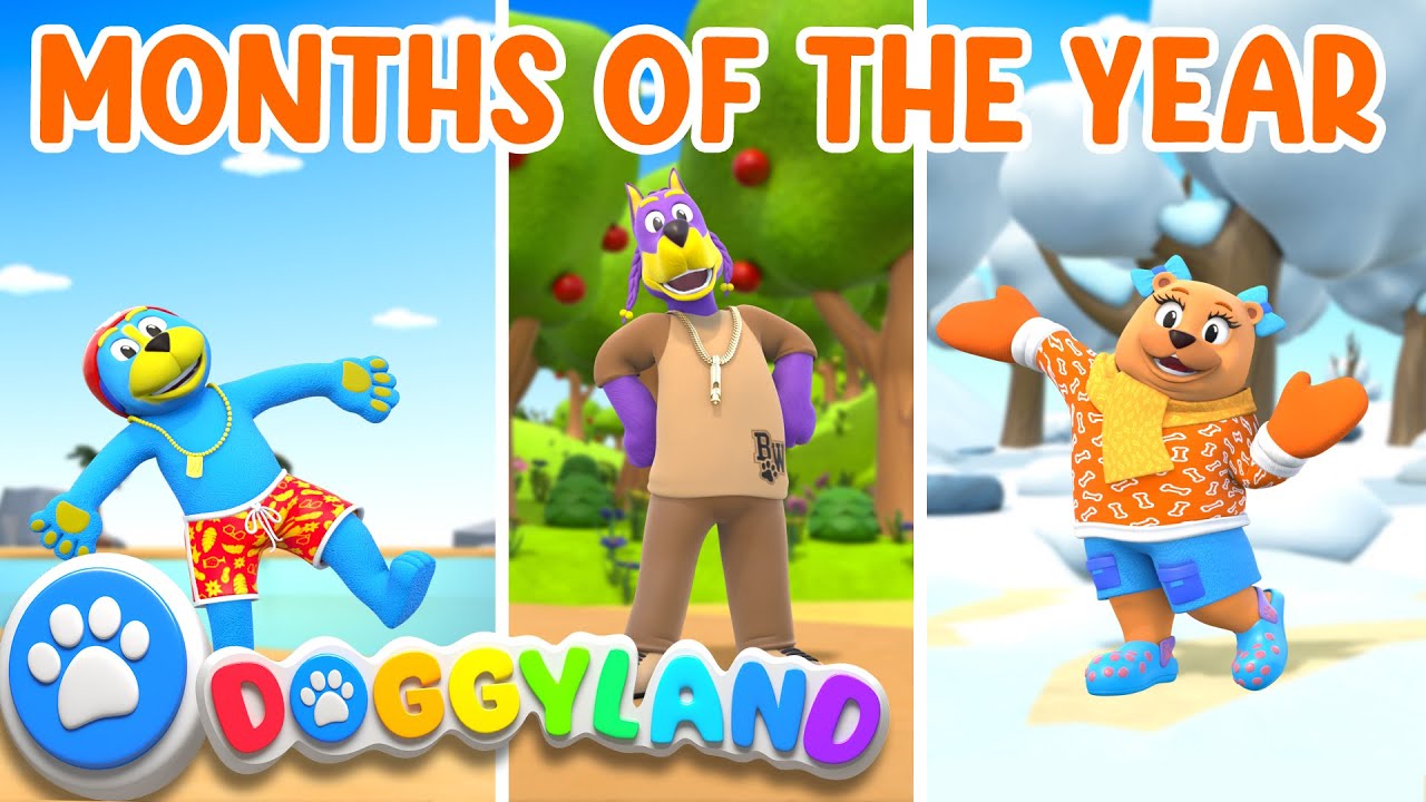 Months Of The Year | Doggyland Kids Songs & Nursery Rhymes by Snoop Dogg