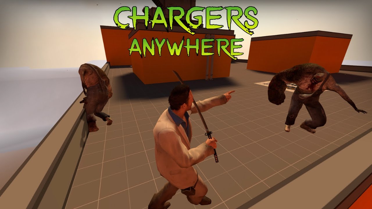 LEFT 4 DEAD 2 - CHARGERS ANYWHERE - BIG WAT - NEW MODE!