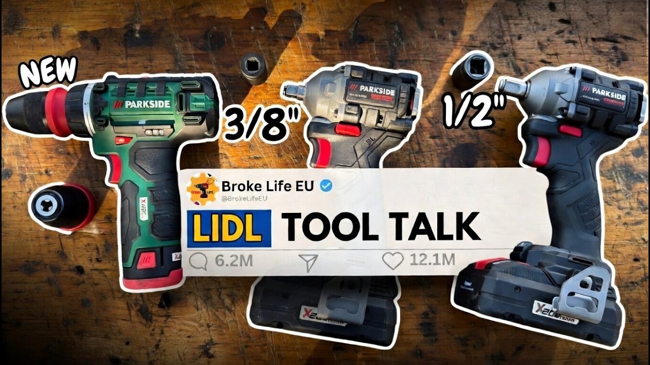 LiDL Tool Talk! Гарантия, Ударные гайковерты и гайковерты PDSSAP 1/2