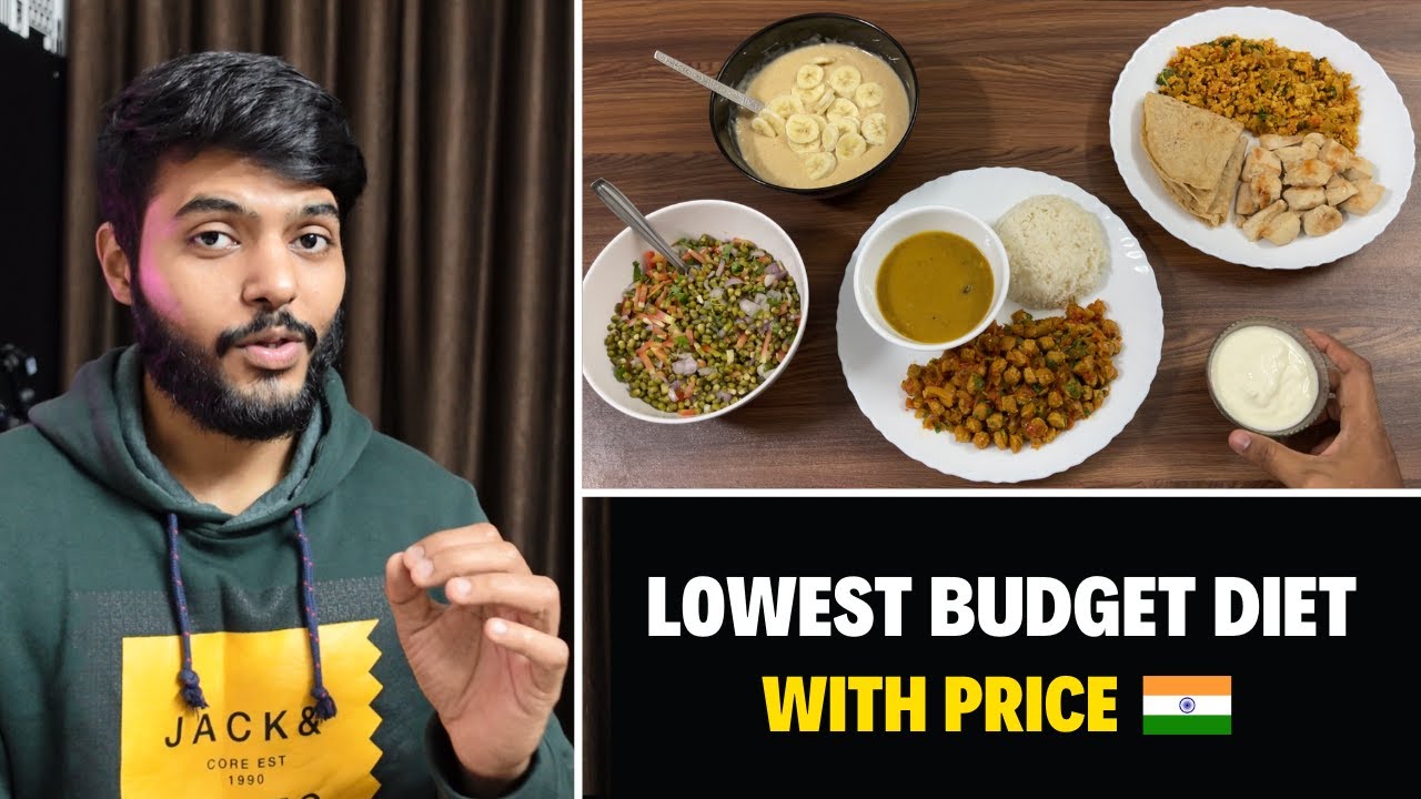 Lowest Budget Bodybuilding Diet Plan For College Students !! ( With Price ) 🇮🇳