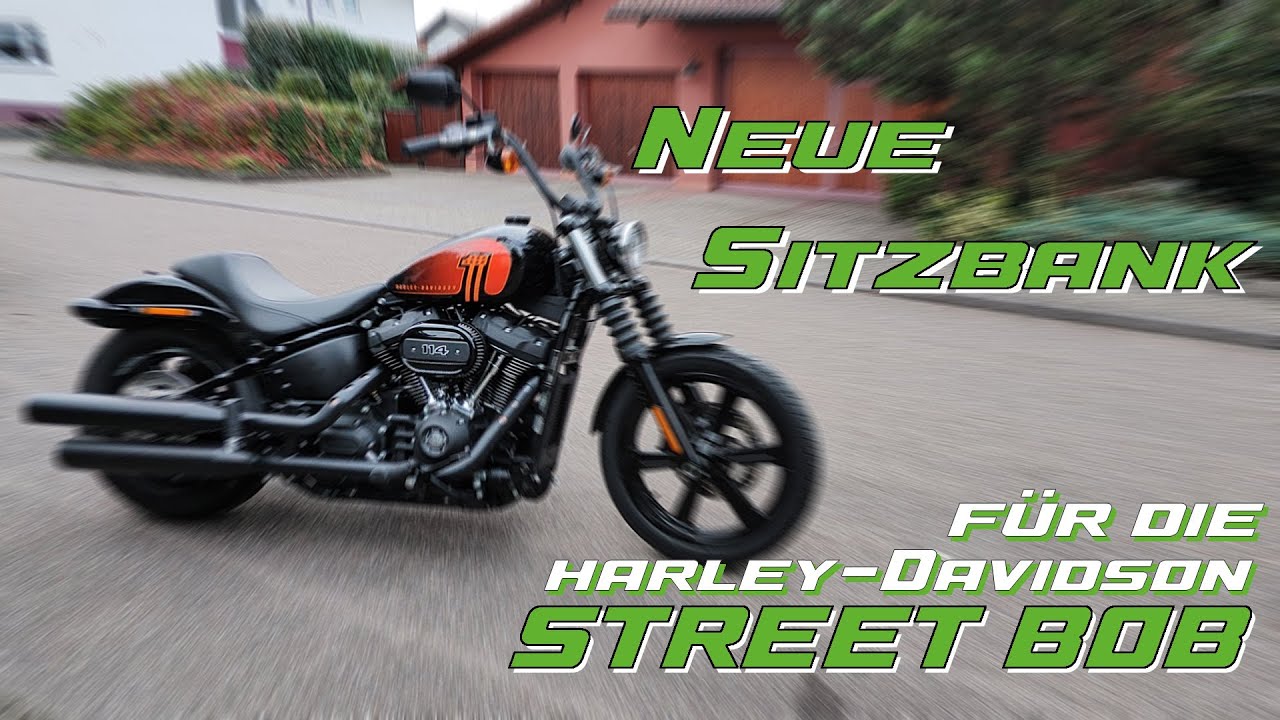 Neue Sitzbank für die Harley-Davidson Softail Street Bob