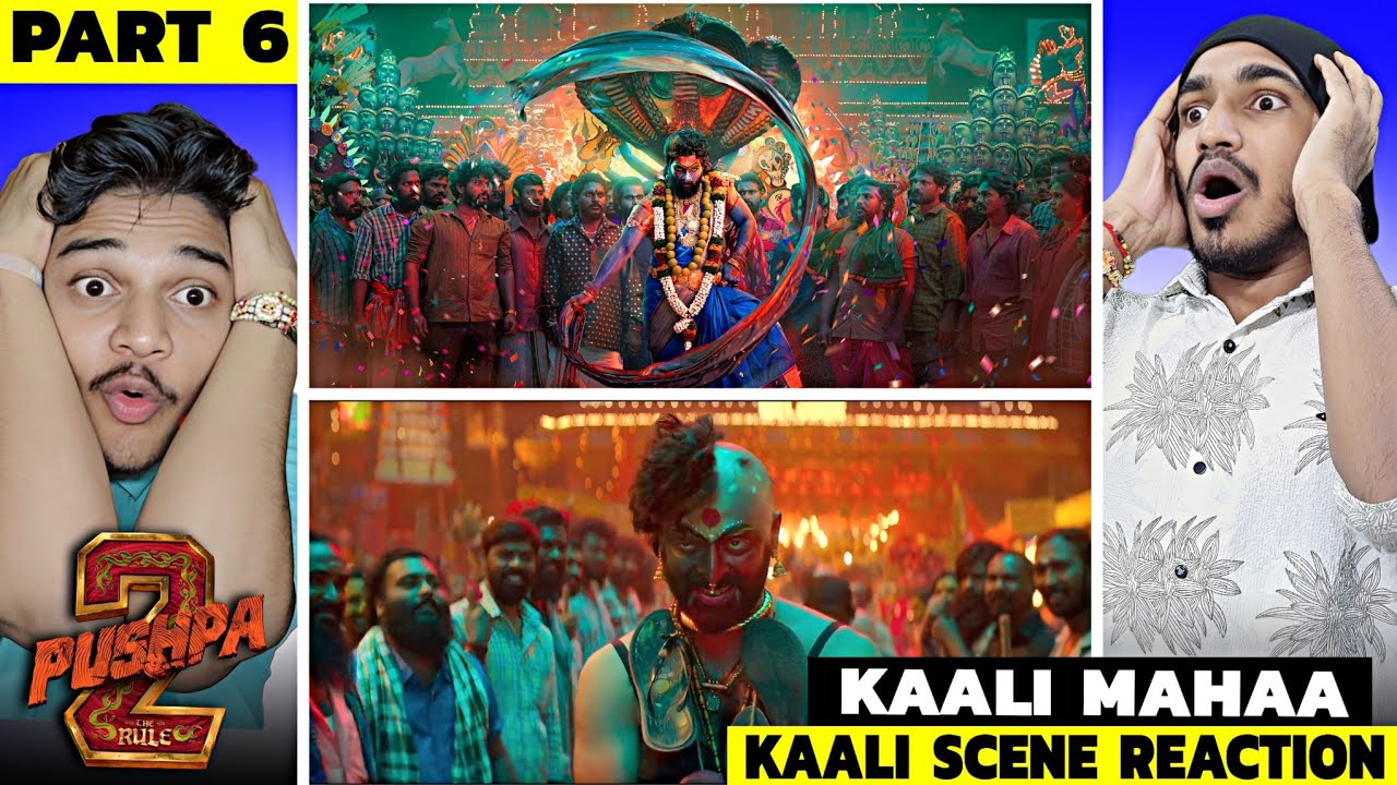 Pushpa 2 Kaali Mahaa Kaali Scene REACTION | Allu Arjun | Sukumar