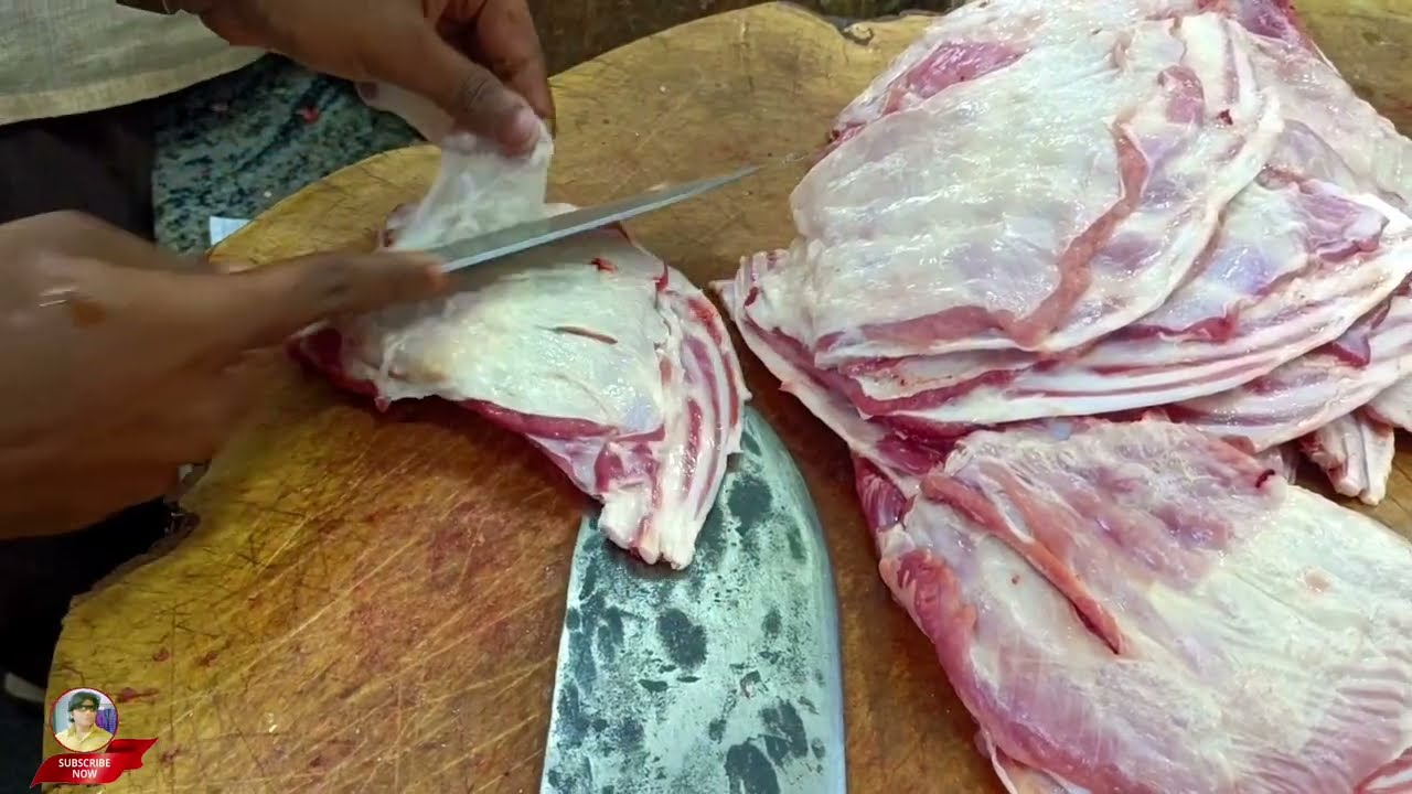 TAJ MUTTON CUTTING 🔪SKILLS P-55 || VANASTHALIPURAM