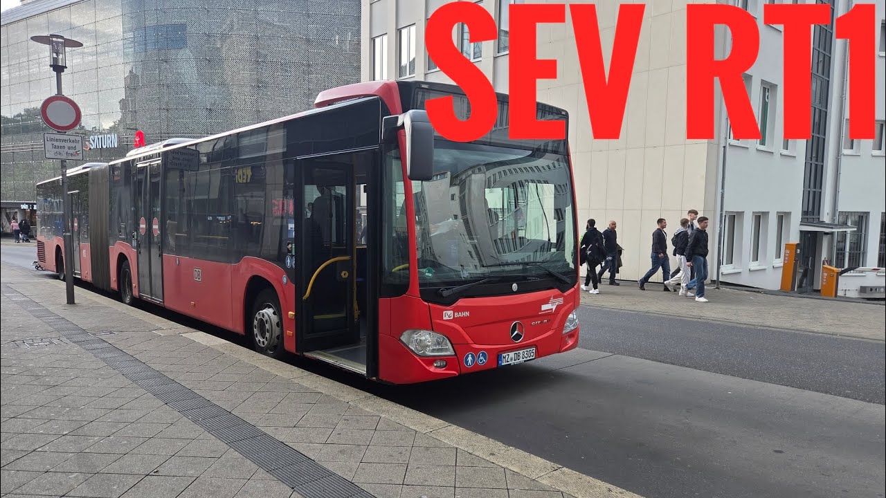 Mitfahrt SEV RT1 Von Hofgeismar Bahnhof (Brücke) Nach Kassel Königsplatz/Mauerstraße