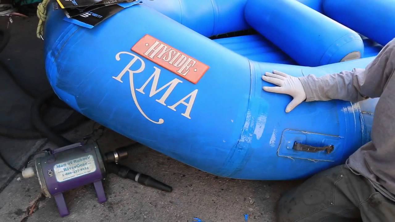 Raft Repair System 6 Urethane Coatings Instructional Video - RiverGear Man of Rubber