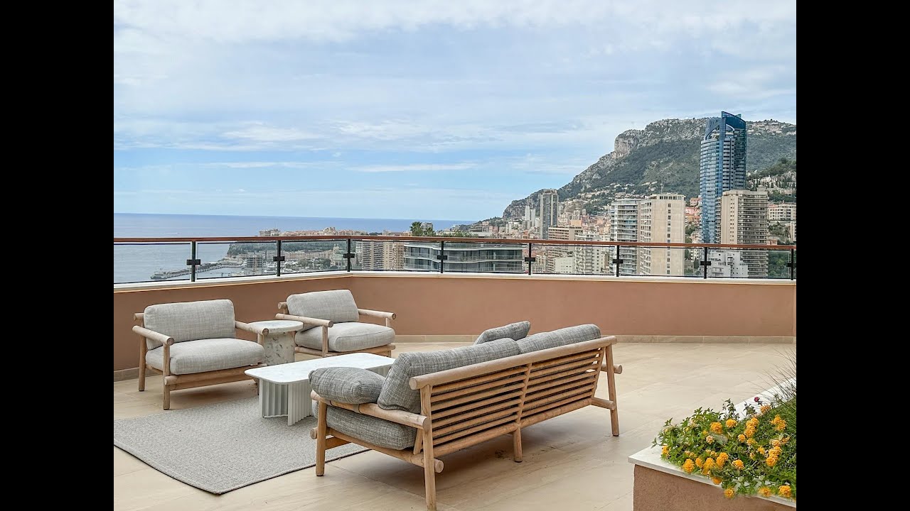 Monaco - Parc Saint Roman - Exceptional Turn-Key 3 Bedroom with large terrace for rent