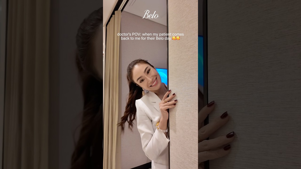 Just the simple joys of our #Belo beautiful doctors - they def can&rsquo;t hide the 𝘬𝘪𝘭𝘪𝘨. 😊💕