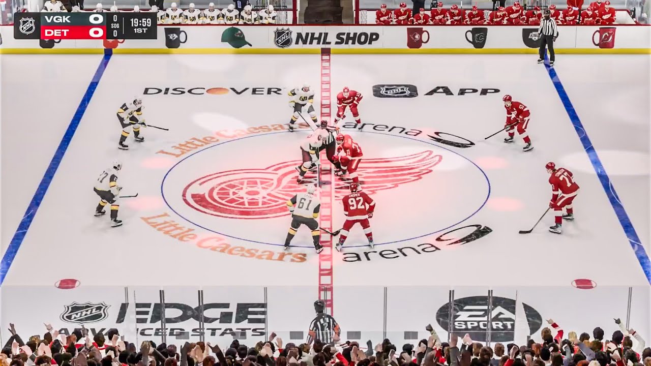 Detroit Red Wings vs Vegas Golden Knights 3/4/2026 NHL 26 Gameplay