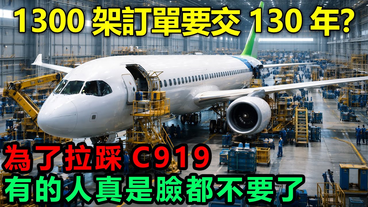 1300架订单要交130年？波音空客慌了？量产真相打懵唱衰者！