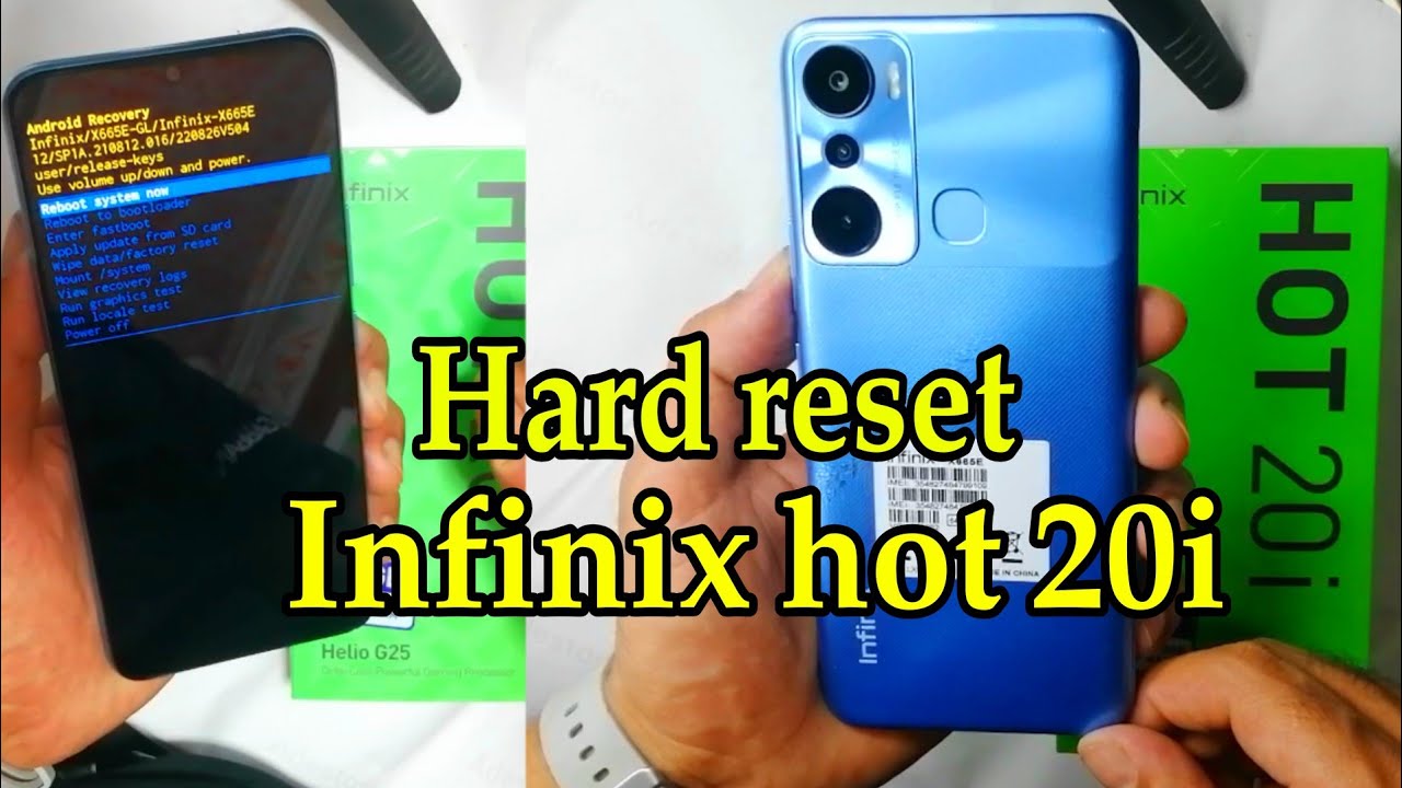 Hard Reset infinix hot 20i