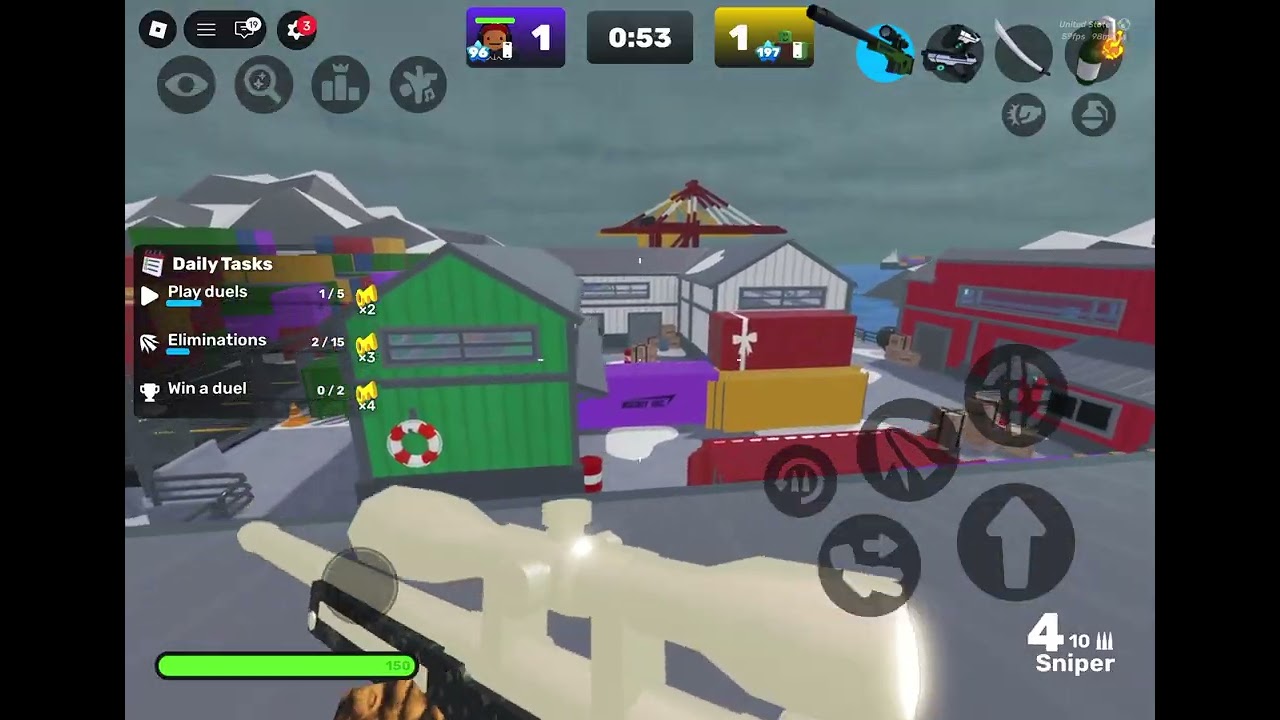 Rivals but i can only choose arena and docks