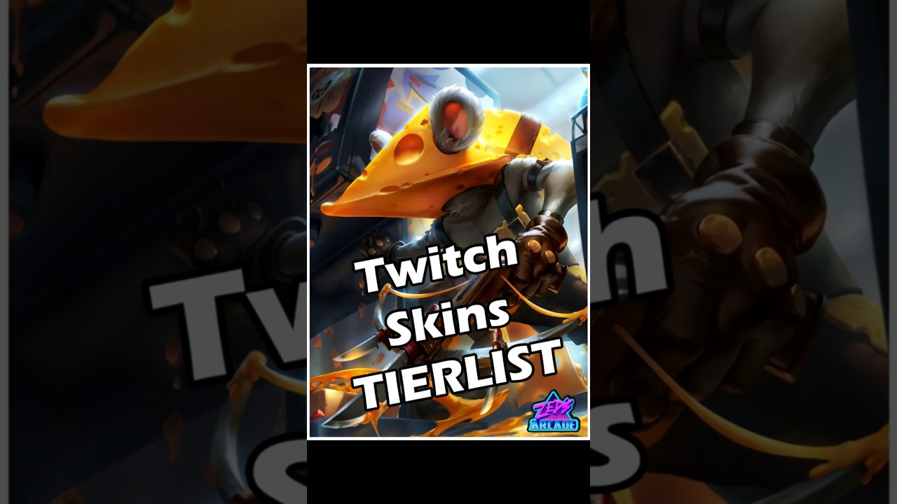 Twitch Skins Tier List #leagueoflegends #twitch #tierlist #gaming #riotgames #arcane #arcane2