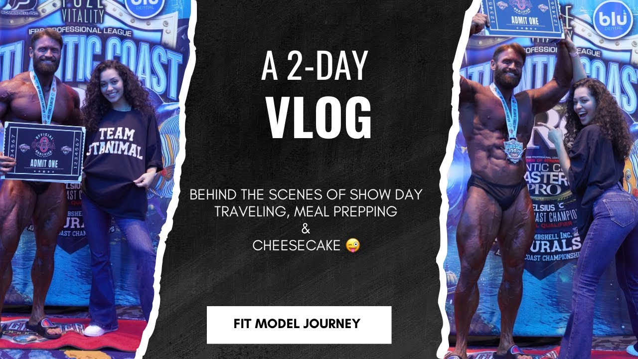 Двухдневный видеоблог Fit Model: путешествия, встречи и шоу-день в Atlantic Coast Pro 🏆