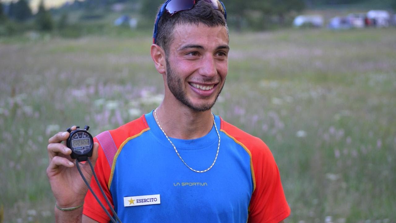La gioia di Maguet dopo il record sul Gran Paradiso: 