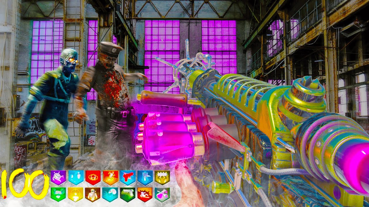 Surviving the Ultimate Warehouse Custom Zombies Map!