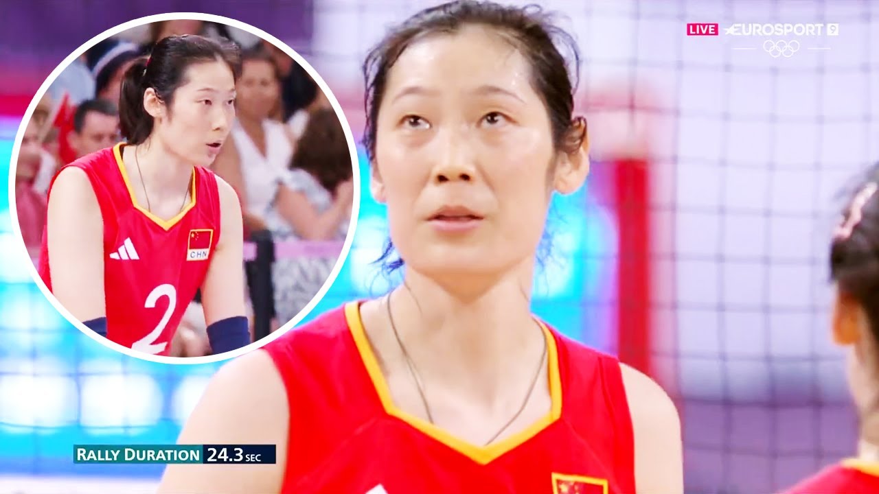 จู ถิง โอลิมปิก 2024 Zhu Ting (朱婷) volleyball olympics | highlights