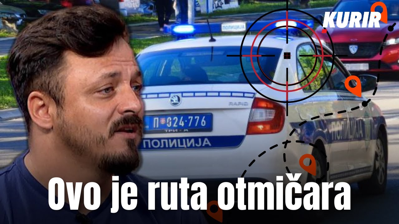 Filmska otmica u centru grada! Pogledajte kuda su kidnaperi vodili vezanog Daniela Kajmakoskog