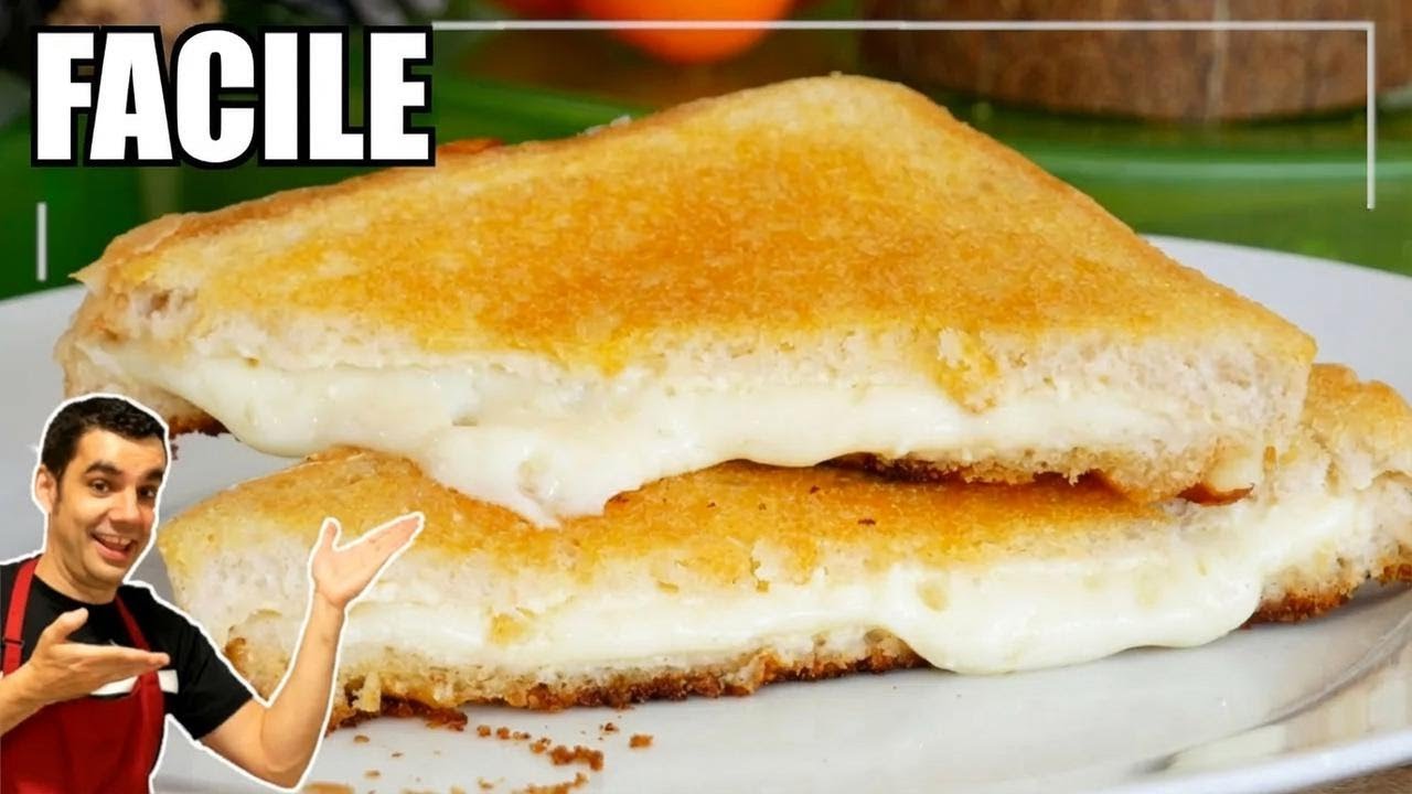 Le sandwich au fromage fondant 😍🍴 : recette facile et rapide en 5 minutes