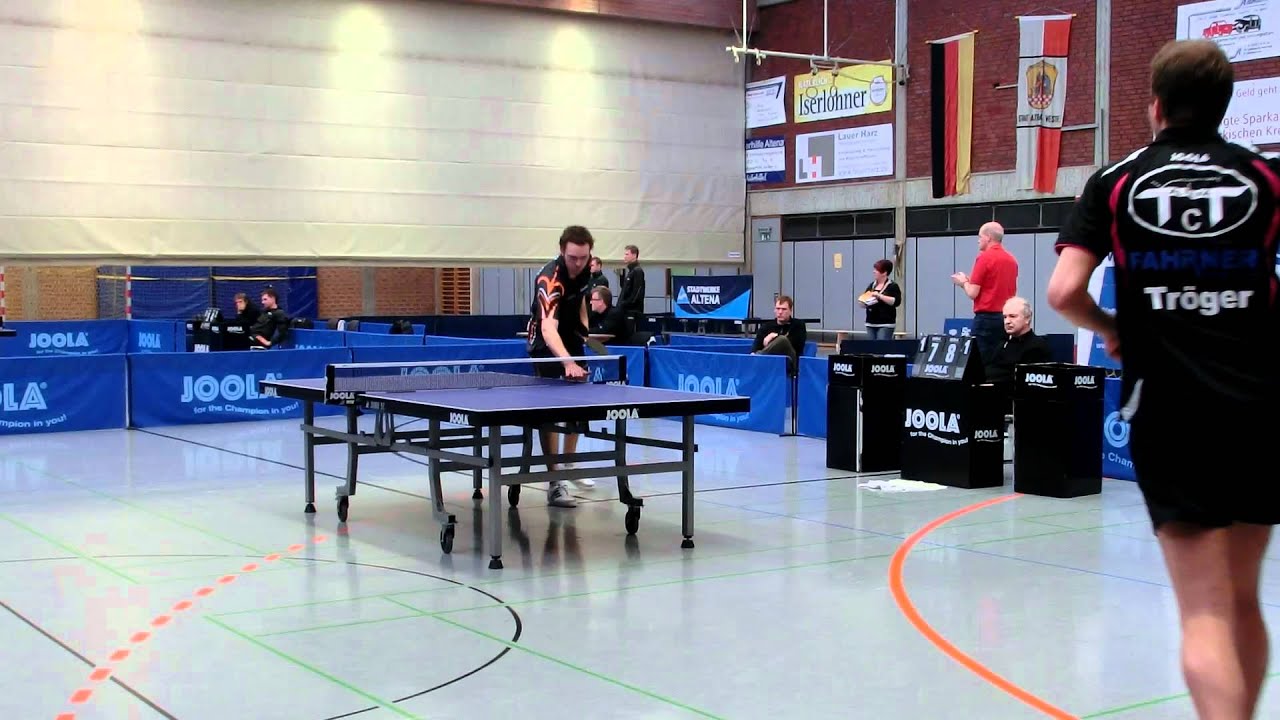 Pascal Tr&ouml;ger vs. J&uuml;rgens 3. Satz | TTC Altena ClubTV