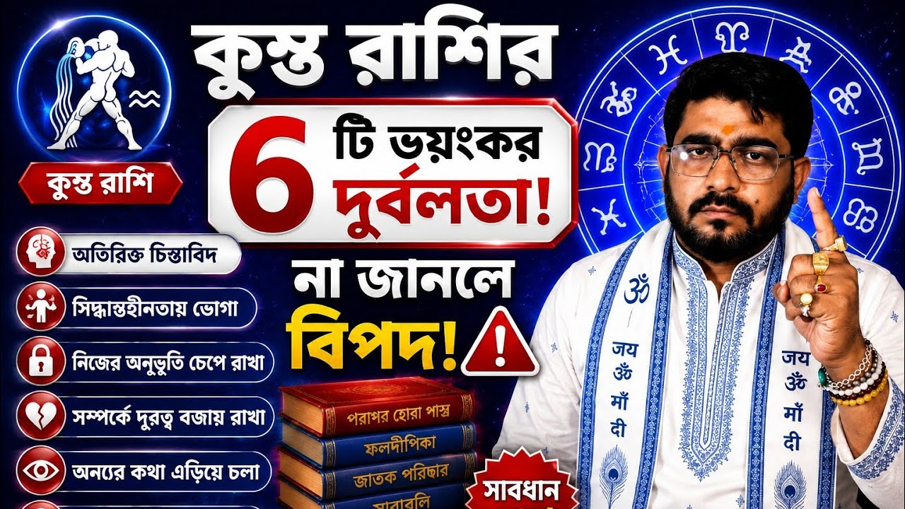 কুম্ভ রাশি | Kumbho rashi bangla |কোন ভুল গুলির জন্য এতো সমস্যা | Aquarius sign |  #কুম্ভরাশি