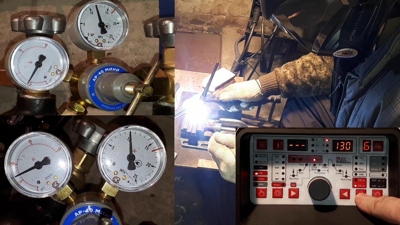 ANDELI MCT-520DPL. Ч27. TIG-сварка. Режим 