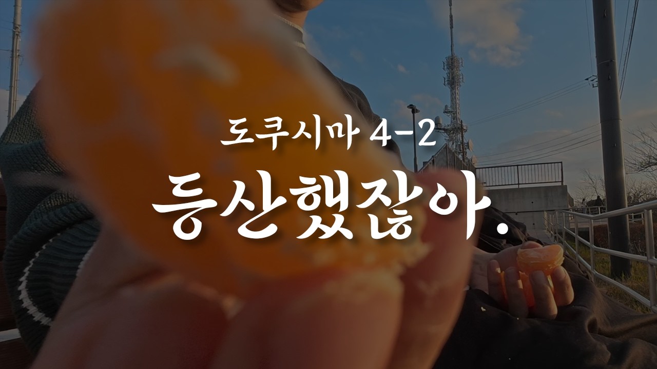 정상에서 아이스미깡을 먹었는데요~ [도쿠시마 4-2]