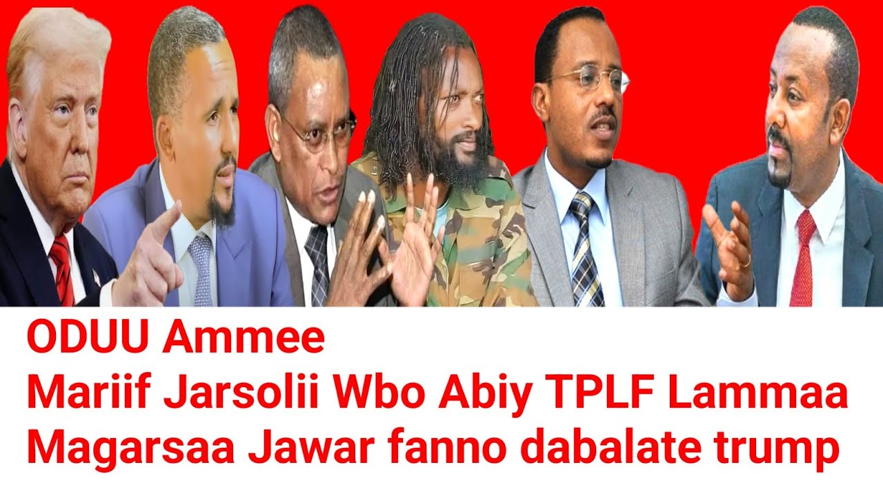 ODUU Ammee Marii Wbo Abiy TPLF Lammaa Magarsaa Jawar fanno dabalate trump | Moha Oromo