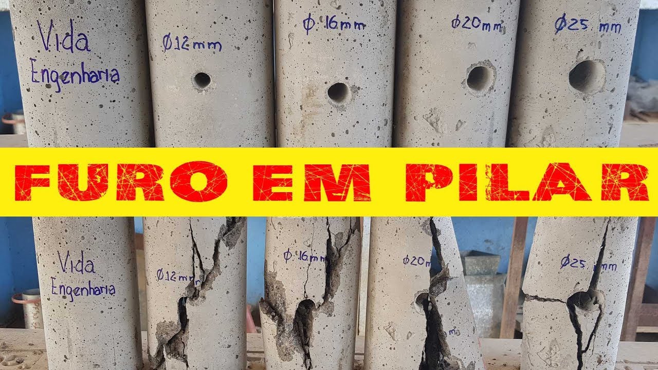 Posso furar um pilar???