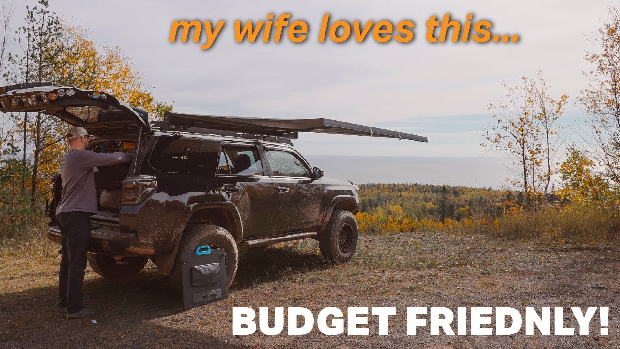 BUDGET Friendly Perfect Sized Camping Fridge & Freezer | 80 Qt Newair Dual Zone Fridge