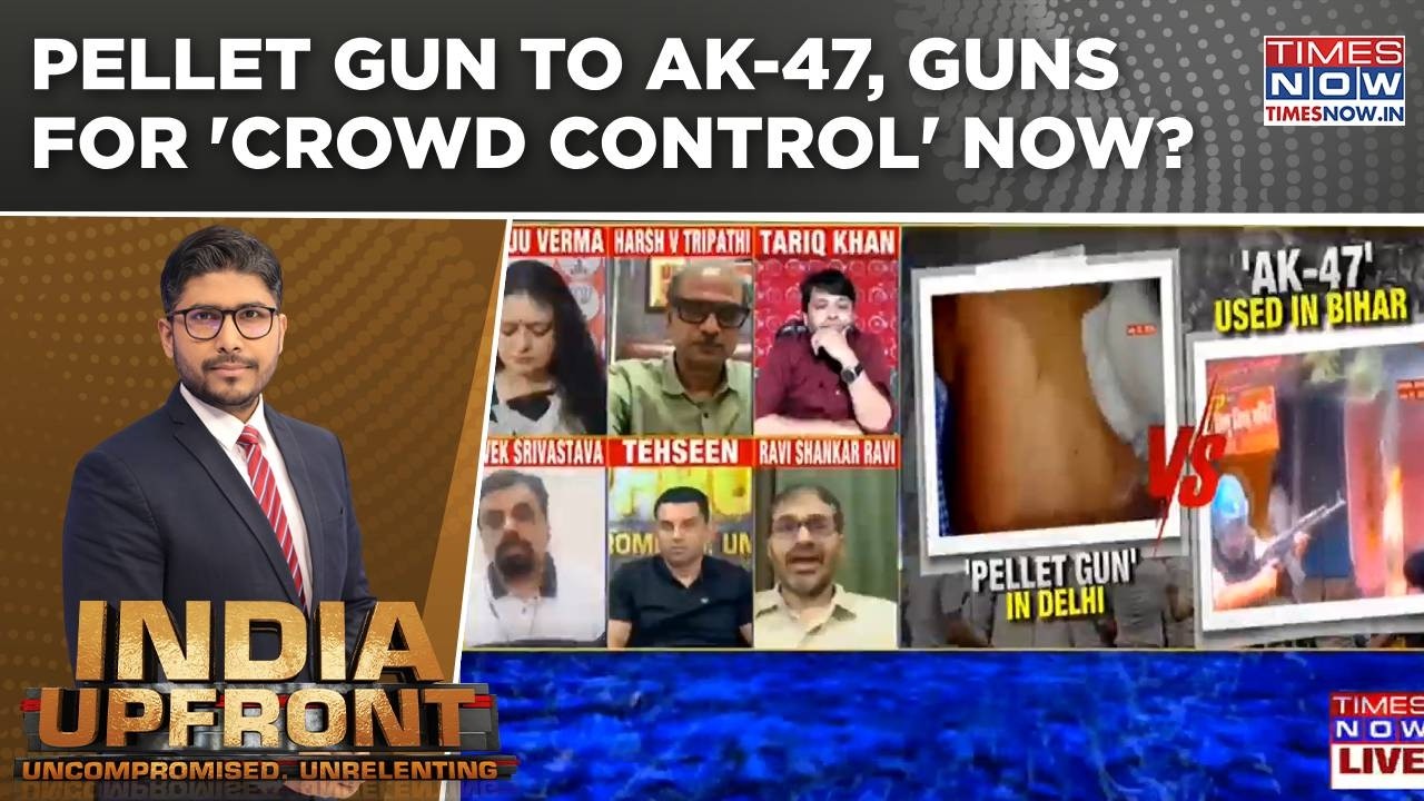Pellet Gun In Delhi To AK-47 In Bihar; Rahul Slams, BJP Hits Back | Guns For 'Crowd Control' Now?