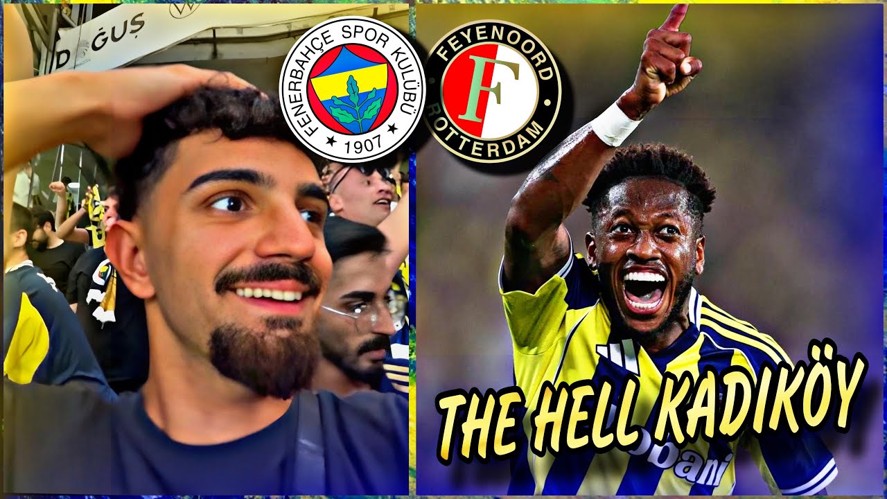 WELCOME TO THE HELL KADIKÖY 😱🤯 154,9 DEZIBEL 😱 | FENERBAHÇE VS FEYENOORD | STADIONVLOG 