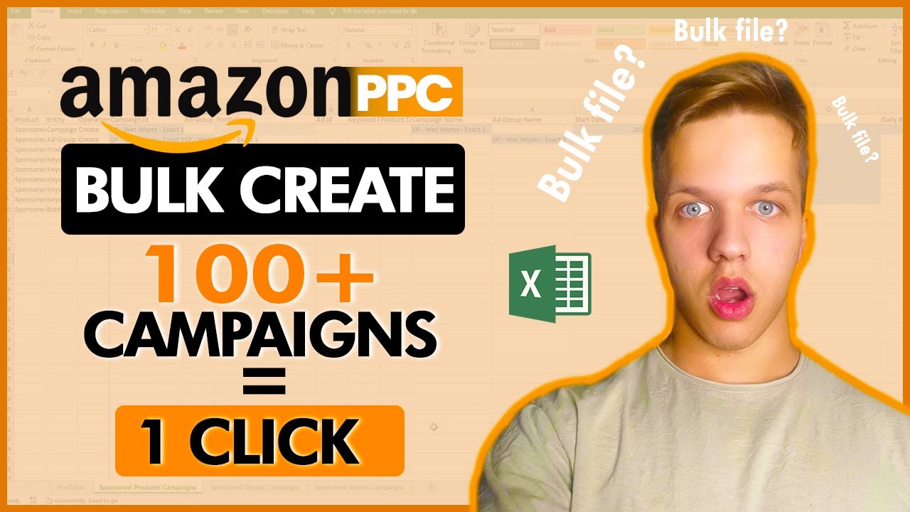 How To Create 100+ Amazon PPC Campaigns in 15 Minutes (Bulk Template)