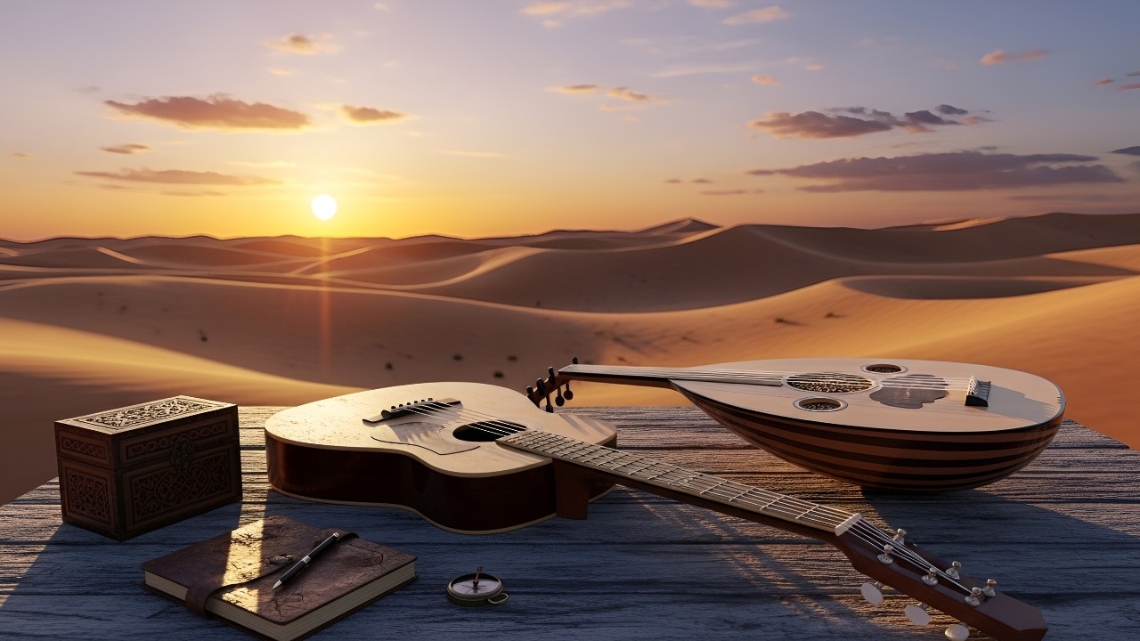 Serene Arabic Instrumental Music 🌌 Calm Middle Eastern Sounds for Meditation & Calm Mind