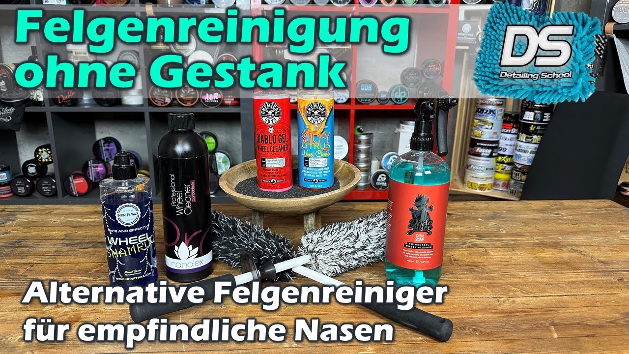 Felgen reinigen OHNE GESTANK - tolle Alternativen zum Felgenreiniger mit Wirkindikator