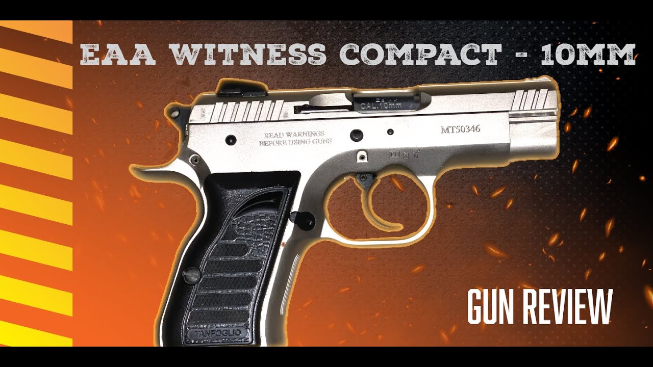 EAA Tanfolgio Witness Compact Review -  Weirdest Concealed Carry 10mm?