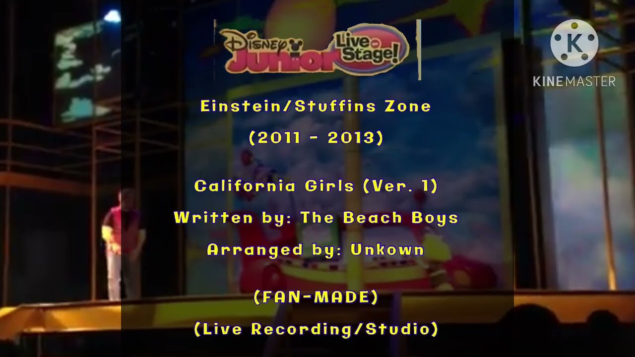 Disney Junior: Live on Stage! (FAN-MADE) (Einstein/Stuffins Zone) (2011) - California Girls (Ver. 1)
