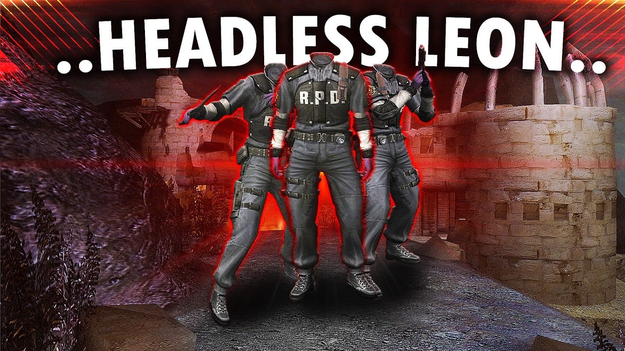  Leon fights everyone without head.
