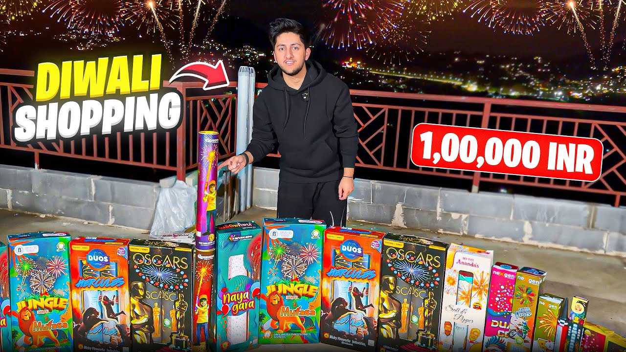 Diwali Crackers Shopping And Testing 😍