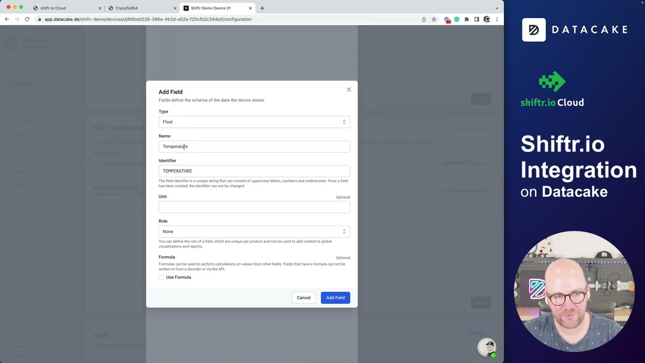 Shiftr.io Integration on Datacake IoT Platform - Use Managed MQTT with Datacake