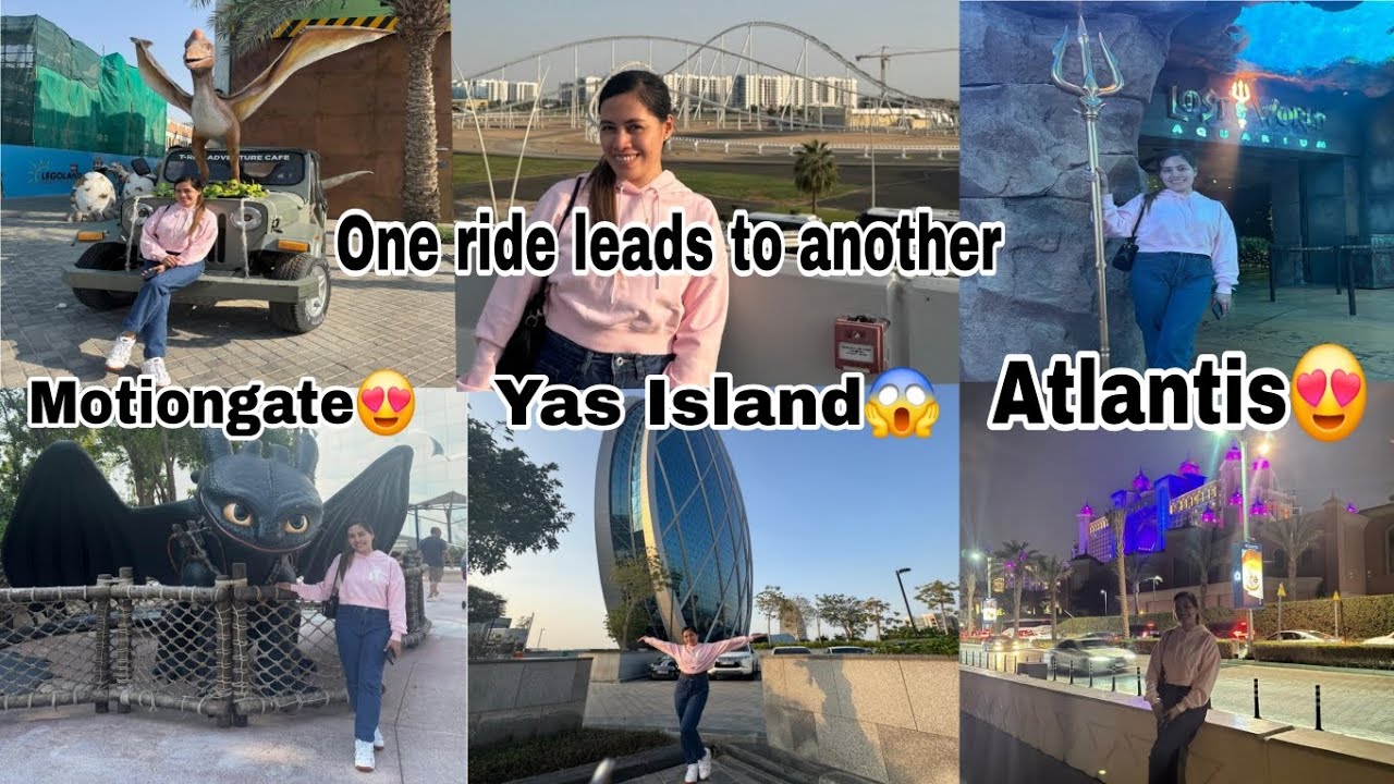 When your day casually includes Motiongate, Yas Island, Atlantis 😍
