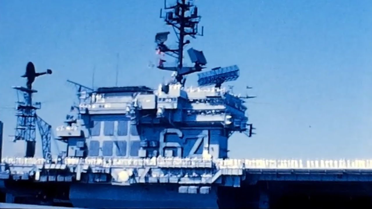 USS Constellation CV-64 Returning From Vietnam 1972 After a Nine Month Historic Combat Cruise 71-72