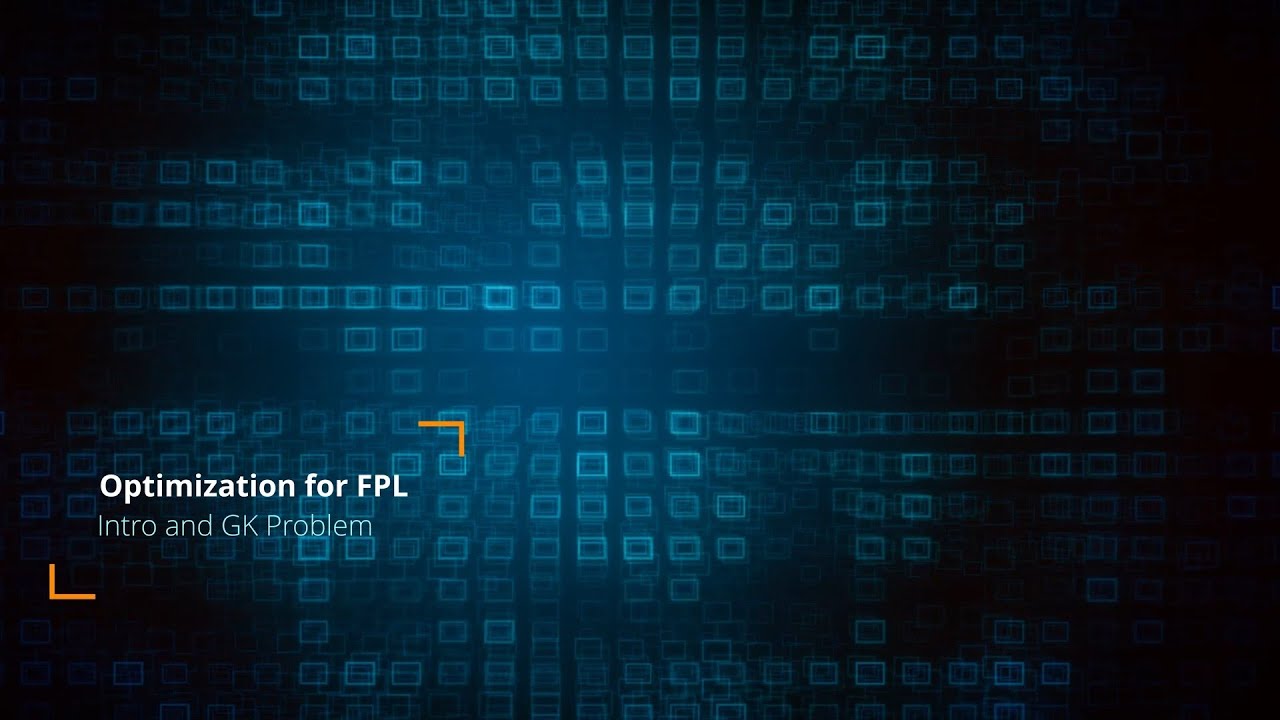 Optimization for FPL (with Excel) - Part 1