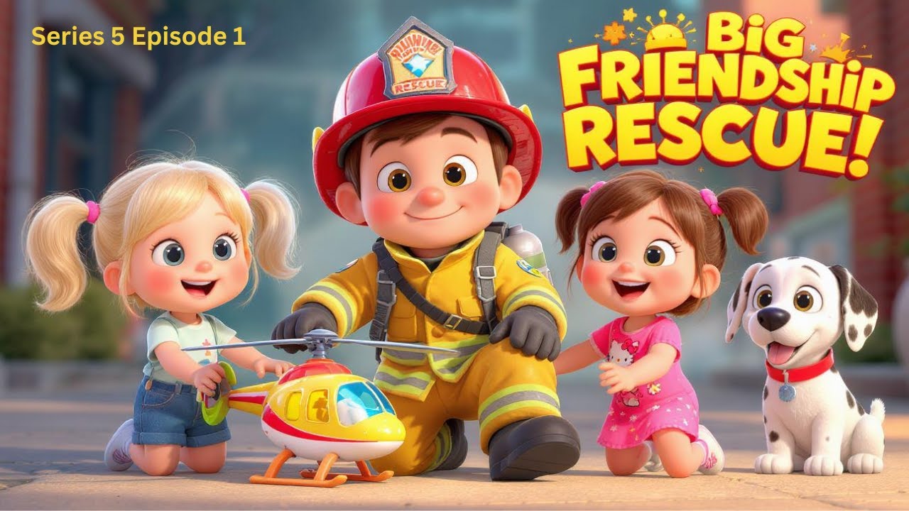 Sharing for Kids | Firefighter Finn Teaches Friendship & Taking Turns (SEL Preschool Video)