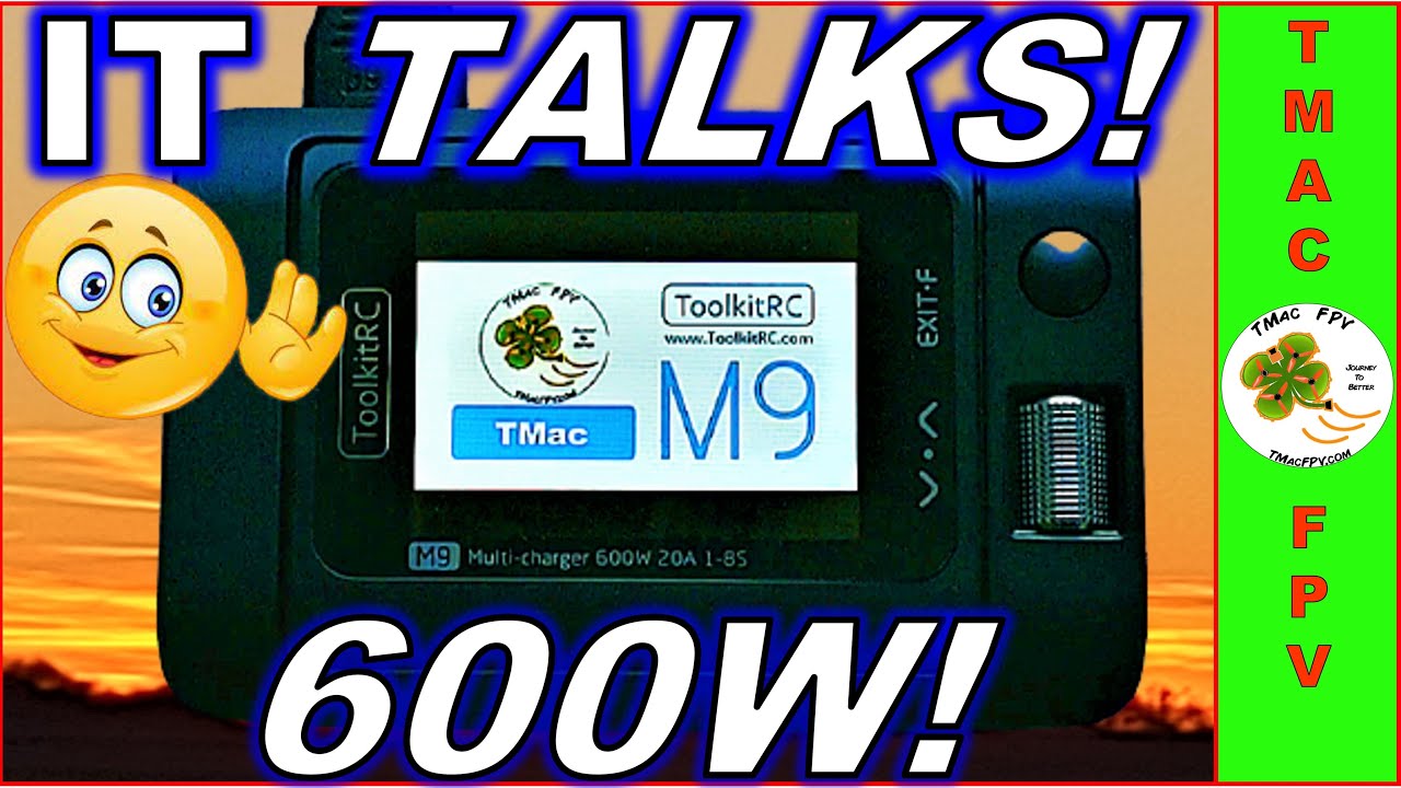 ToolkitRC M9 600W Smart Charger (IT TALKS!)